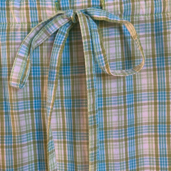 Frenchi Women's Sundress in Blue & Green Plaid - Picture 8 of 8